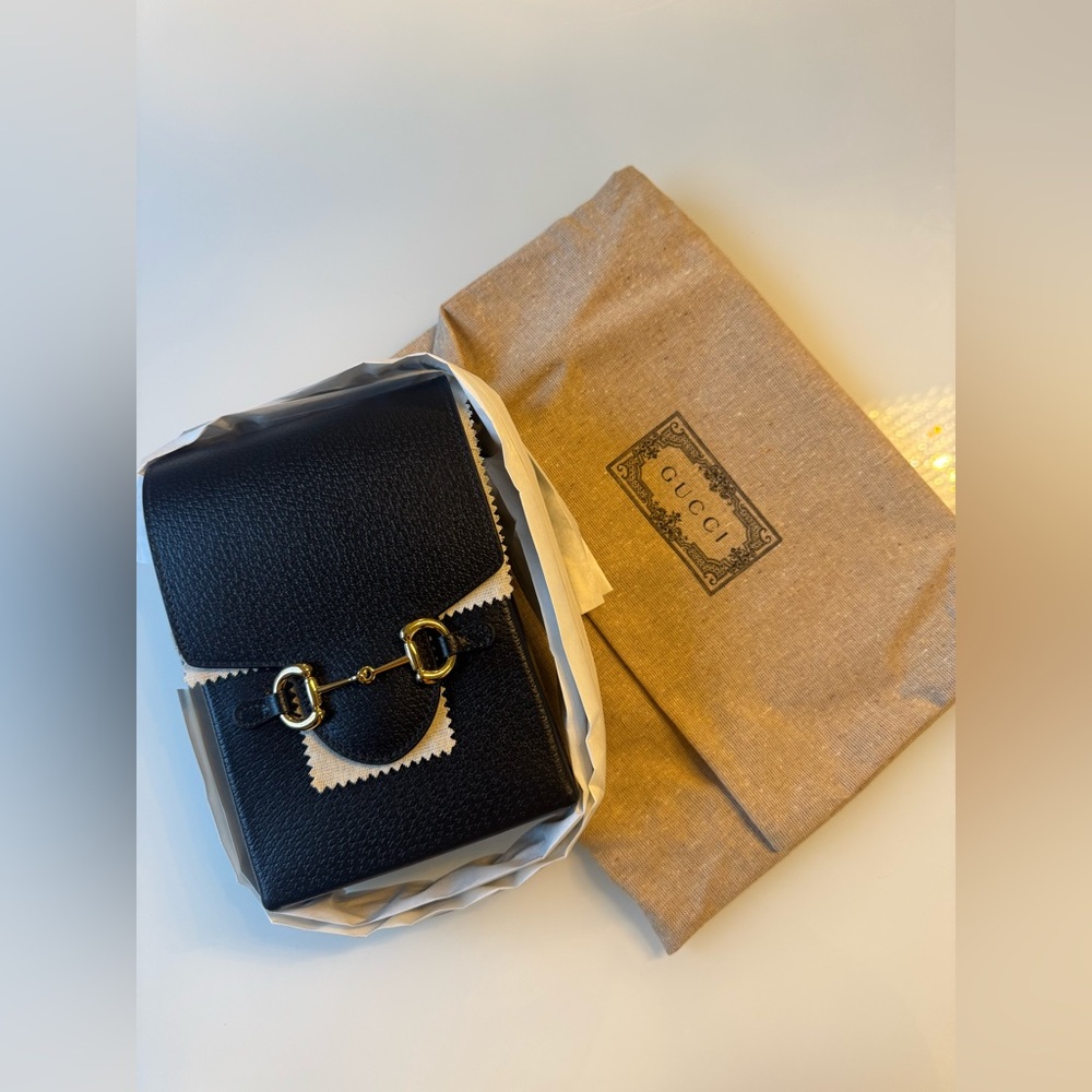 Gucci Horsebit Leather Crossbody